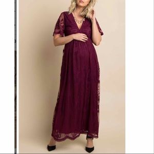 Maternity maxi dress by Pinkblush